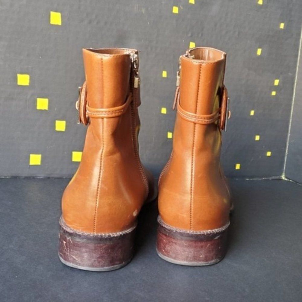 Talbots Tan Leather Booties - Picture 4 of 9